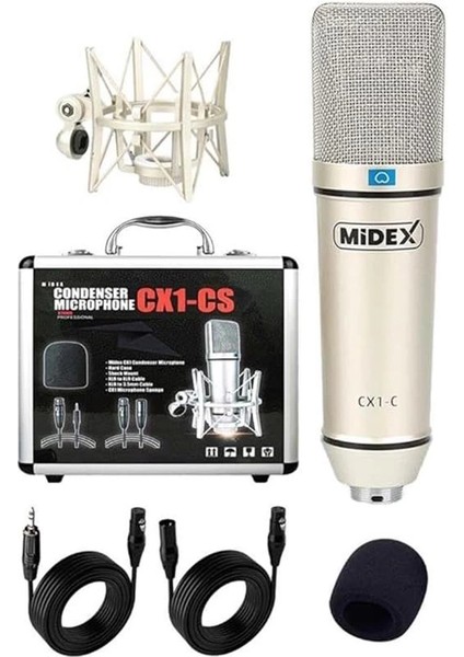 Cx1 Profesyonel Üst Seviye Condenser Stüdyo Mikrofonu fiyatları