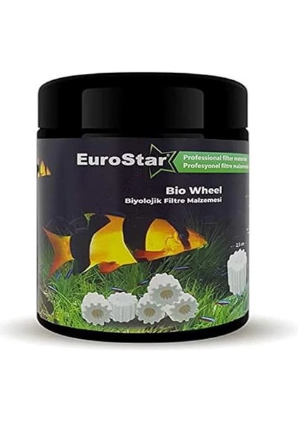 Bio Wheel Akvaryum Için Tırtıklı Biyolojik Filtre Malzemesi, 1 L