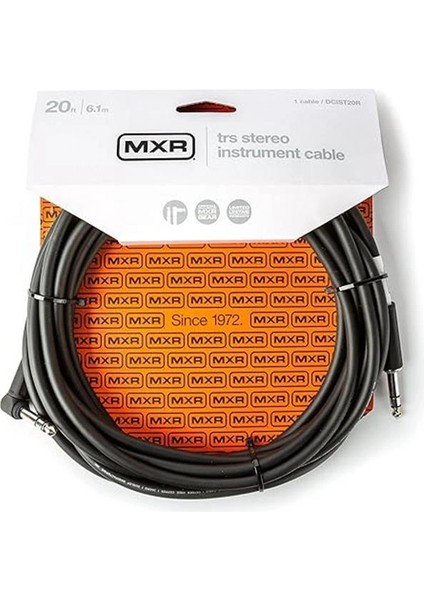 Jım Dunlop Trs Stereo Enstrüman Kablosu 20 Ayak | 6,1 M, 1/4 Inç Açılı Fiş (DCIST20R) indirimleri