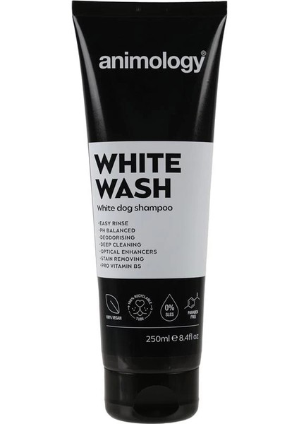 White Wash Beyaz Tüylü Köpek Şampuanı 250 ml