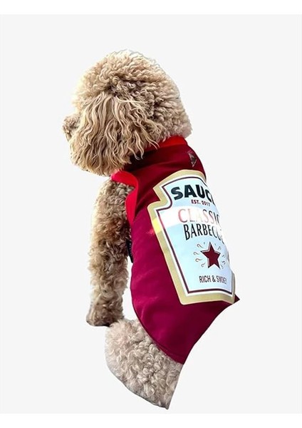 Barbeque Yazlık Köpek Atlet Köpek Kıyafeti (X-Small)