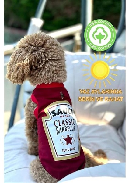 Barbeque Yazlık Köpek Atlet Köpek Kıyafeti (X-Small) fiyatları