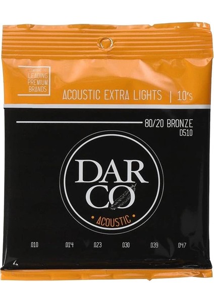 Martin D-510 Bronz, Ekstra Hafif, 010/047 modelleri