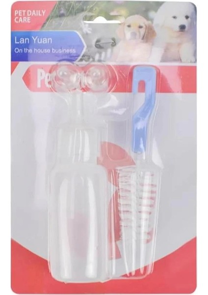 ® Yavru Kedi Köpek Besleme Biberonu Yavru Süt Tozu Içirme Aparatı 2 Adet Yedek Uç ve Temizleme fiyatları