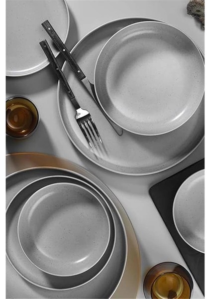 Moderna 16 Parça 4 Kişilik Yemek Takımı Gri fiyatları