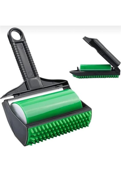 Kedi Köpek Tüyü Toplayıcı – 4 Fonksiyonlu, Tekrar Kullanılabilir, Yapışkan Gerektirmeyen Tüy