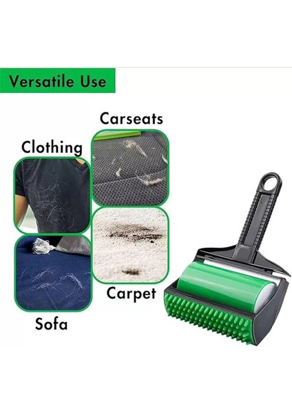 Kedi Köpek Tüyü Toplayıcı – 4 Fonksiyonlu, Tekrar Kullanılabilir, Yapışkan Gerektirmeyen Tüy fırsatları