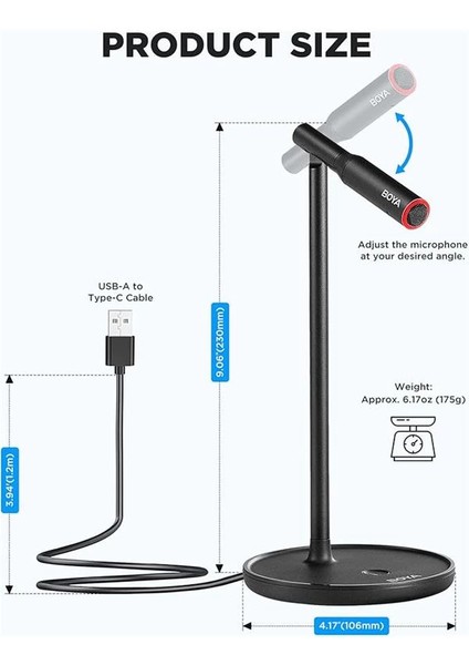 By-Cm1 Masaüstü USB Mikrofonu fırsatları