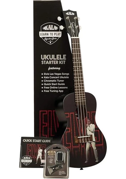 Elvis Viva Las Vegas Concert Ukulele Eğitim Seti
