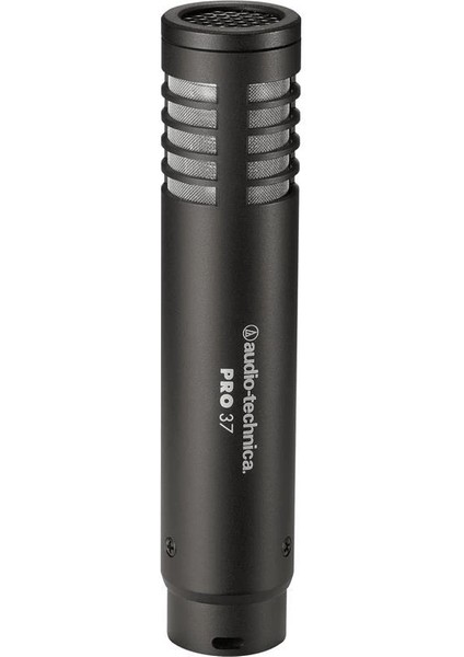 Audio-Technica PRO37 Küçük Diyafram Kardioid Enstrüman Mikrofonu, Siyah