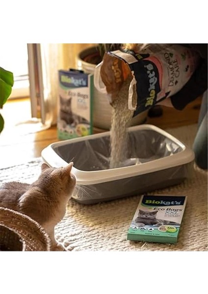 Biokat's Poli Torba Xxl – Kedi Kumunun Hijyenik Değişimi Için Kedi Tuvaletinde Sergileme Torbası - 1