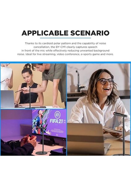 By-Cm1 Masaüstü USB Mikrofonu