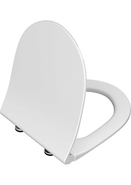 Sento 120-003R009 Yavaş Kapanır Slim Klozet Kapağı, Duroplast, Beyaz