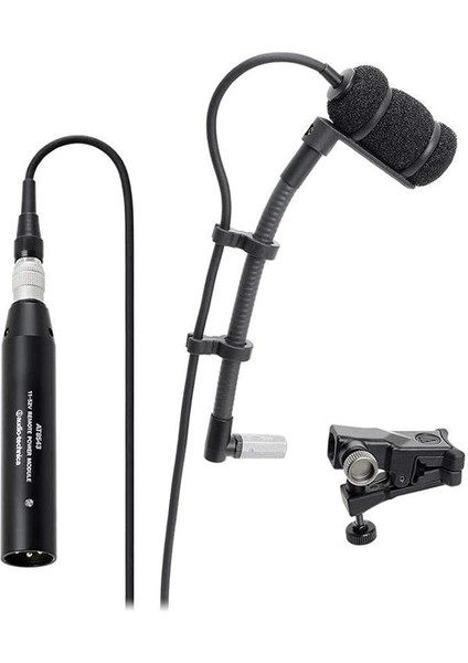 Audio-Technica ATM350U Evrensel Klipsli Montaj Sistemi ile Kardioid Enstrüman Mikrofonu