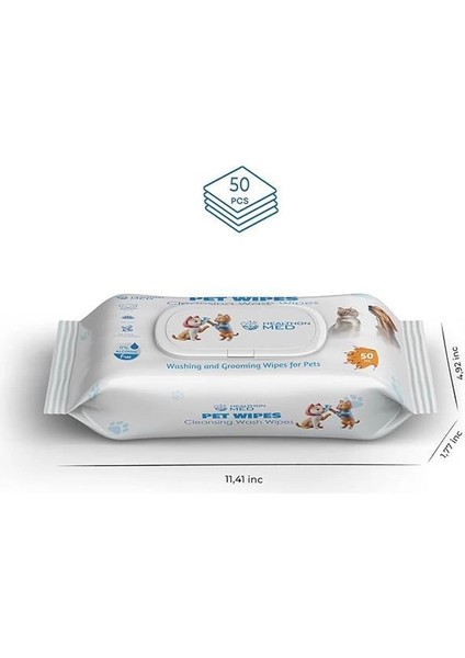 Köpek Temizleme Mendili (4'lü Set, 200 Adet) modelleri