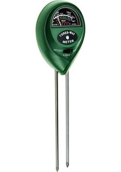 Wellhise 7811 Toprak Nem Ph ve Işık Ölçer 3'ü Bir Arada