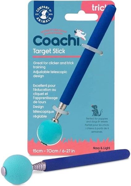 Company Of Animals Target Stick, Telescopic Design With Large Ball For Target, Dog Accessory