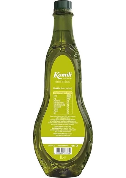 Rıvıera Zeytinyağı 1 Lt Pet Şişe fiyatları