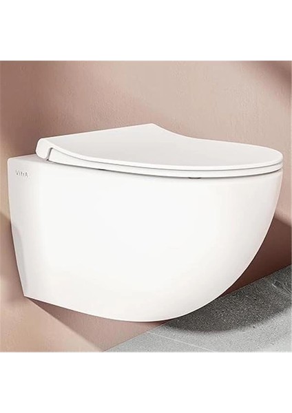 Sento 120-003R009 Yavaş Kapanır Slim Klozet Kapağı, Duroplast, Beyaz