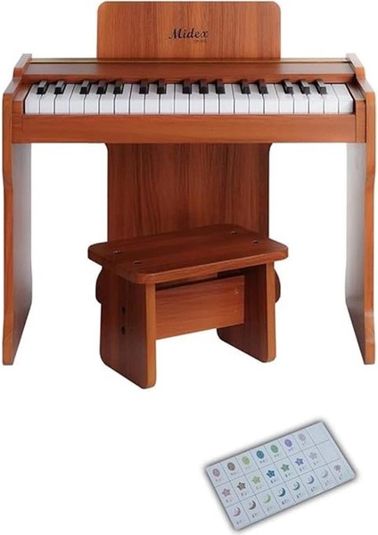 CP-360OR Ahşap Çocuk Piyanosu Pilli 37 Tuşlu Gerçek Piyano Tuşları fırsatları