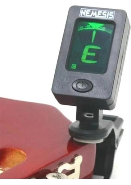 Nemesis Klipsli Kromatik Saz Gitar Ukulele Akustik Klasik Bağlama Akort Aleti