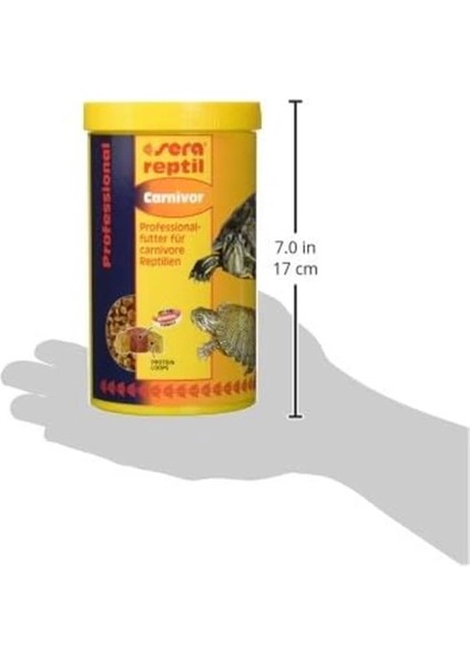 Reptil Etçil Sürüngen Yemi Carnivor 1000 ml (350GR) indirimleri