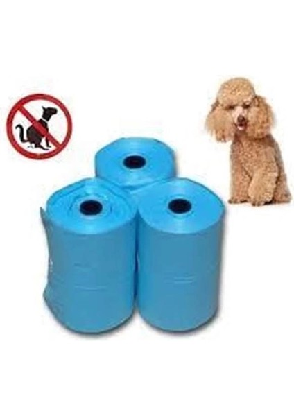 4lü Evcil Hayvanlar Için Pati Desenli Kedi Köpek Kaka Poşeti Torbası