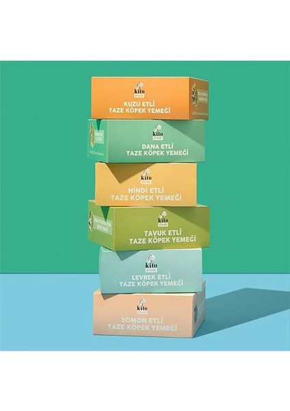 Fresh Hindi Etli Taze Köpek Yemeği, 250GR