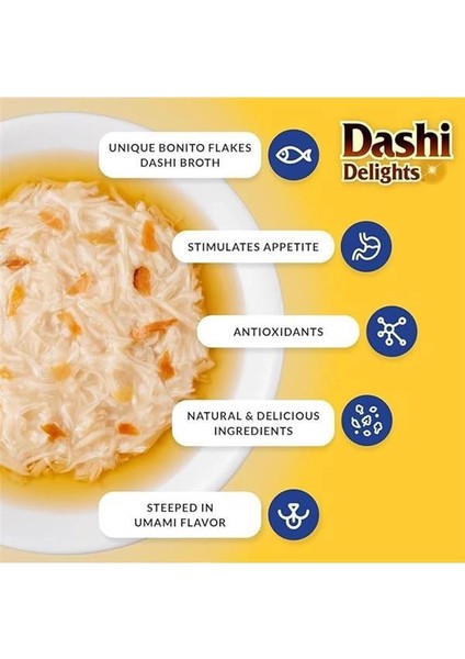 Dashi Delights Kedi Maması ISLAK%100 Doğal Tavuk Eti | Tahıl Içermez, Şekersiz, Yapay Aroma modelleri