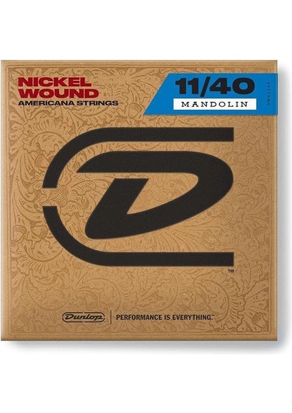 DMN1140 Nickel Wound Loop End Mandolin Teli (11/40)