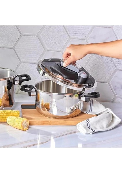 Perfect Gray 4-6 L Düdüklü Tencere Seti, Paslanmaz Çelik modelleri