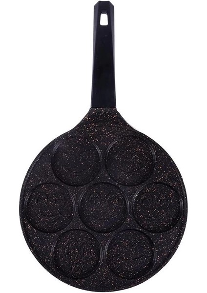 Fun Cooking Gülen Yüz Alüminyum Döküm Granit Kaplama Pankek Tava 26 cm fiyatları