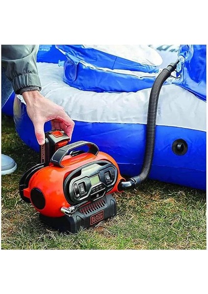 Black + Decker BDCINF18N 12V/220V/18V Li-Ion 160PSI Şarjlı Hava Kompresörü fırsatları