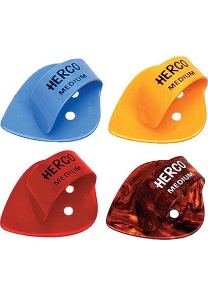 Jım Dunlop HE112 Düz Thumbpicks, Orta, 24/çanta modelleri