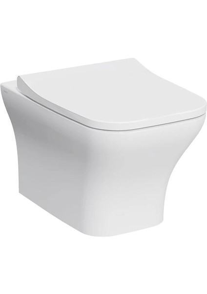 Zentrum Square 7484B003-0090 Asma Klozet, Beyaz,gizli Montaj, 54 cm