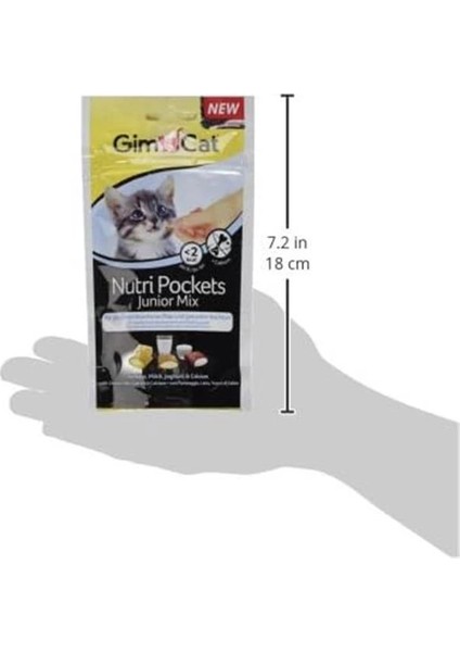 Nutripockets Kedi Ödülü Junior Mix Tablet, 60G