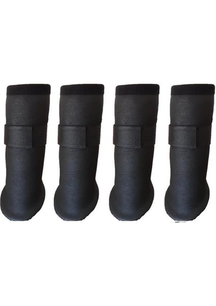 Cırtlı Köpek Ayakkabısı (Siyah, M Beden)