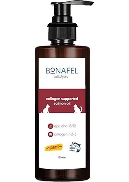 Nutriderm Kolajen Katkılı Vahşi Alaska Somon Yağı 150 ml