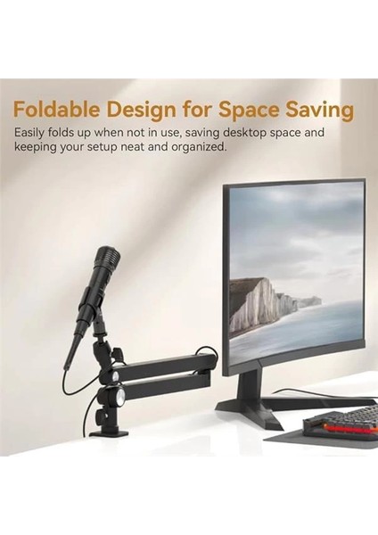 Ulanzi TM01 Boom Arm Mikrofon Masa Standı T046GBA1