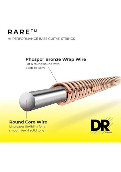 Nadir Fosforlu Bronz Akustik5 Yaylı Bas 45-125 fiyatları