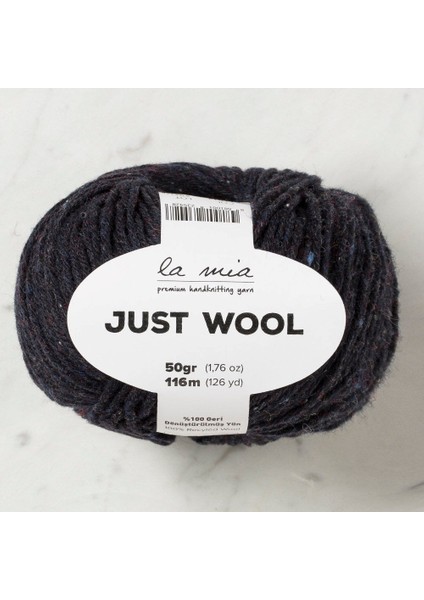 La Mia Just Wool Koyu Lacivert El Örgü Ipi - LT012 - 33832