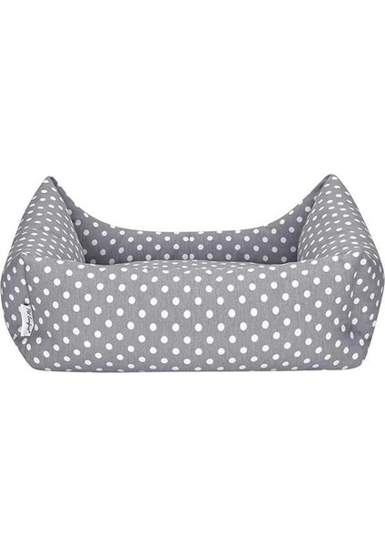 Uniform Gri Puantiyeli Kedi ve Köpek Yatağı S 50X60CM modelleri