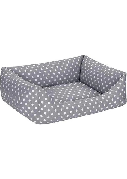 Uniform Gri Puantiyeli Kedi ve Köpek Yatağı S 50X60CM indirimleri