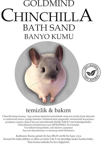 Chinchilla - Hamster Banyo Kumu, Kemirgen Kumu (1, Kilogram) fiyatları