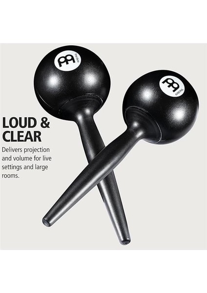 Meinl Percussion PM3BK Plastik Marakas (Siyah) fiyatları