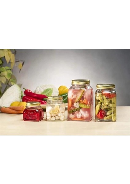 Homemade Saklama Kabı ile Kapak, Altın, 300 ml modelleri