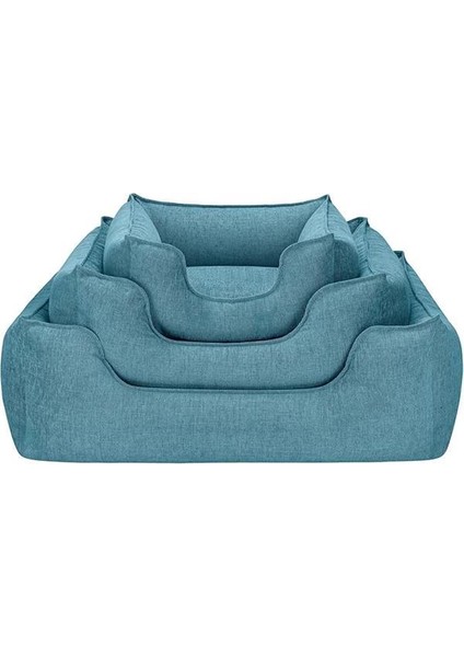Alpha Mirandus Turkuaz Kedi ve Köpek Yatağı S 50X60CM fırsatları