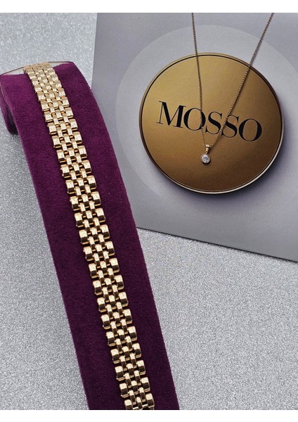 Xuping Hasır Kordon Model Çelik Bileklik Altın Renk indirimleri