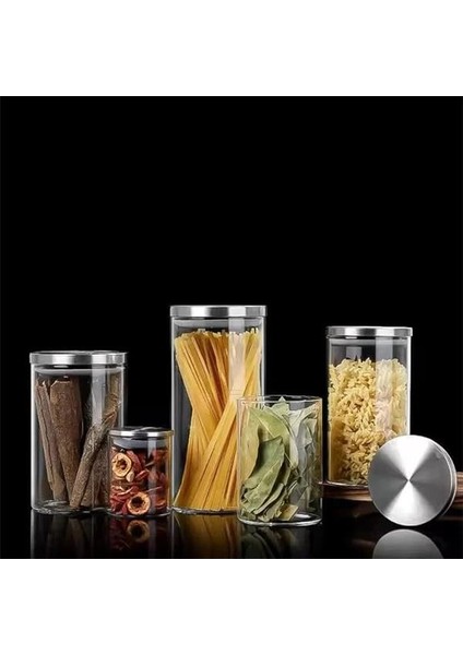 Kare Borosilikat Cam Sızdırmaz Vakumlu Erzak ve Bakliyat Saklama Kabı – Havadaki Termisil fırsatları