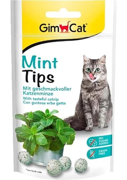 Mint Tips Kedi Ödül Tableti, 40 gr